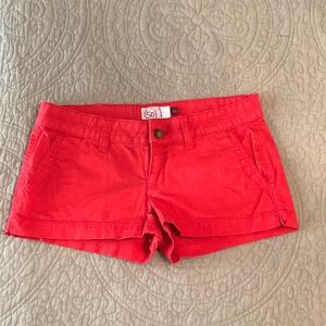 Red Chinos Shorts